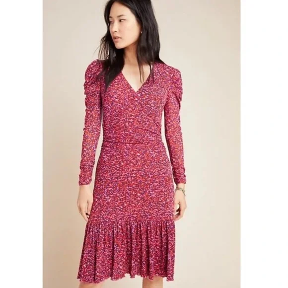 Diane von Furstenberg Alyssa Ruched Midi Dress - Picture 2 of 11